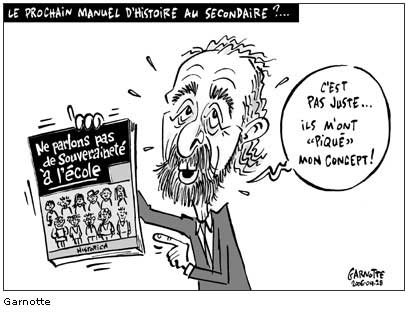 Carricatutre sur la réforme du ministère de l'éducation