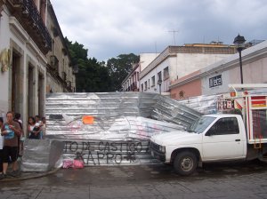Les barricades d'Oaxaca