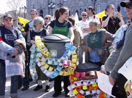 Des poubelles aux parlement