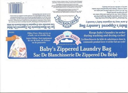 Sac de blanchisserie de Zippered du Bébé
