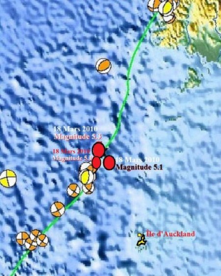 Tremblements de terre en Nouvelle-Zélande