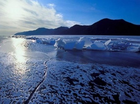 Lac Baïkal en Sibérie