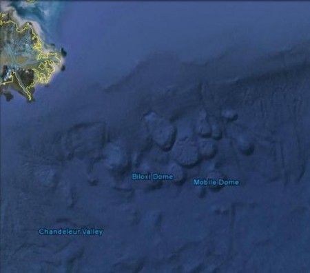 Une des zones de prospection pétrolifère