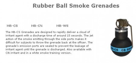 rubber ball grenade