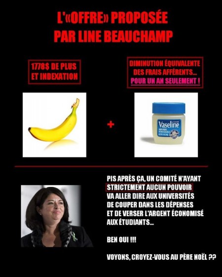 Banane, vaseline et Line