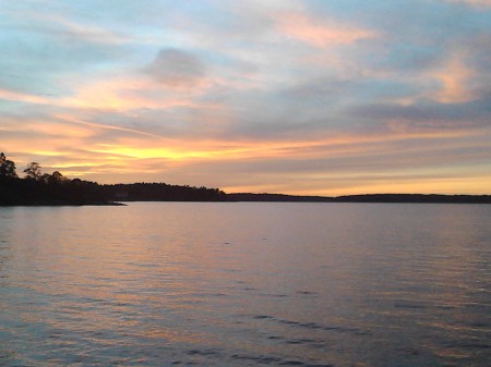 Solstice hiver - Coucher de soleil