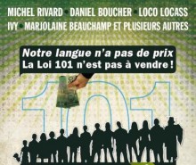 Samedi 18 septembre, soyez du grand spectacle contre la Loi 103 à Montréal!