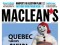 La toute dernière édition du Maclean’s (Une primeur)