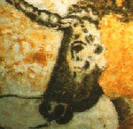 Salle des taureaux dans la grotte de Lascaux