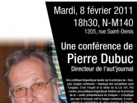 Conférence: La Charte de la langue française, ou la Charte de Trudeau?