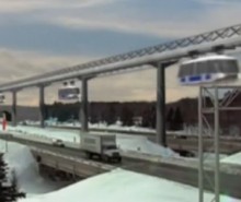 TrensQuébec: un monorail révolutionnaire basé sur le moteur-roue