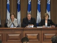 Démission fracassante de Pierre Curzi, Louise Beaudoin et Lisette Lapointe