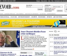 Le Devoir annonce la mort de Jean Charest