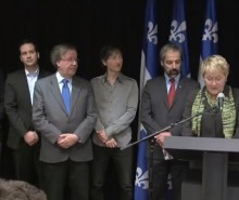 Pauline Marois présente les membres du Comité sur la souveraineté