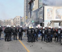 Manifestation étudiante à Montréal: répression policière et abus de l’anti-émeute