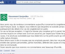 Congédiement abusif de Jean-François Jacob : Desjardins inondé de messages sur Facebook